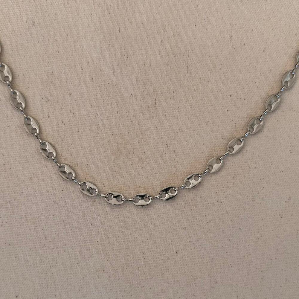 Y2k 2000s silver chain necklace - Picture 2 of 8